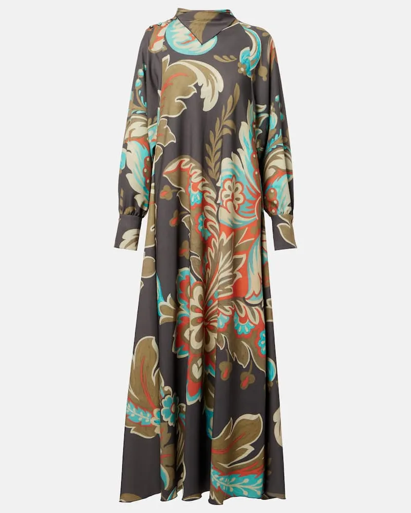 Etro Bedrucktes Maxikleid Multicolor