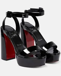 Christian Louboutin Plateausandalen Movida Sabina Schwarz