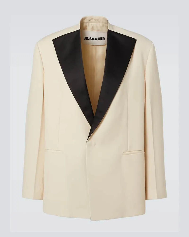 Jil Sander Blazer aus Wolle Nude