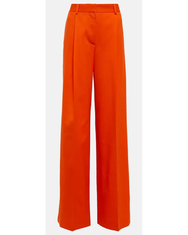 Altuzarra High-Rise-Hose Dale aus Wolle Schwarz