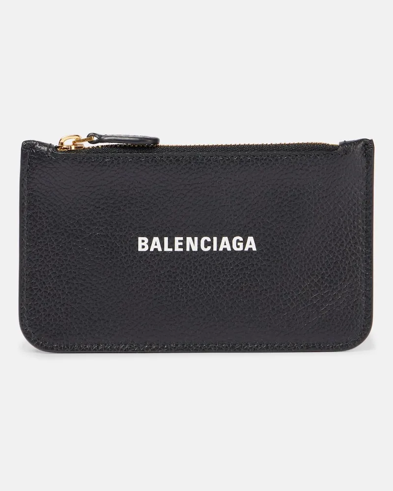 Balenciaga Portemonnaie aus Leder Schwarz