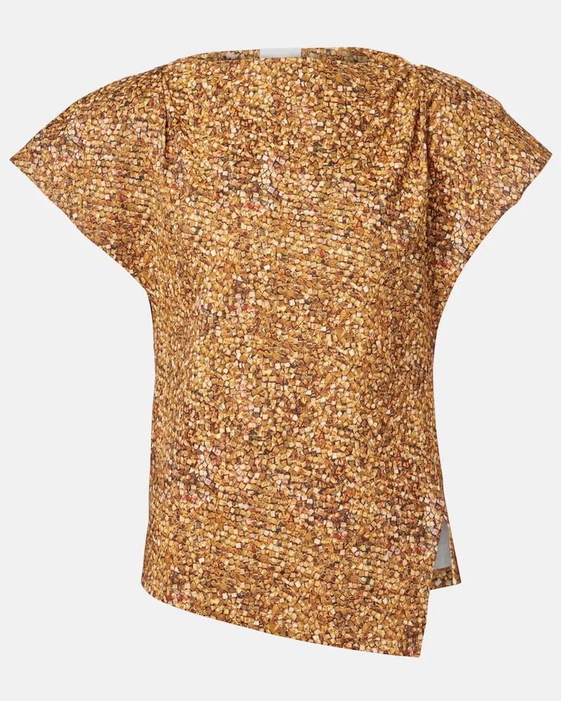 Isabel Marant Top Sebani aus Baumwolle Gelb