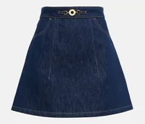 High-Rise Jeansrock
