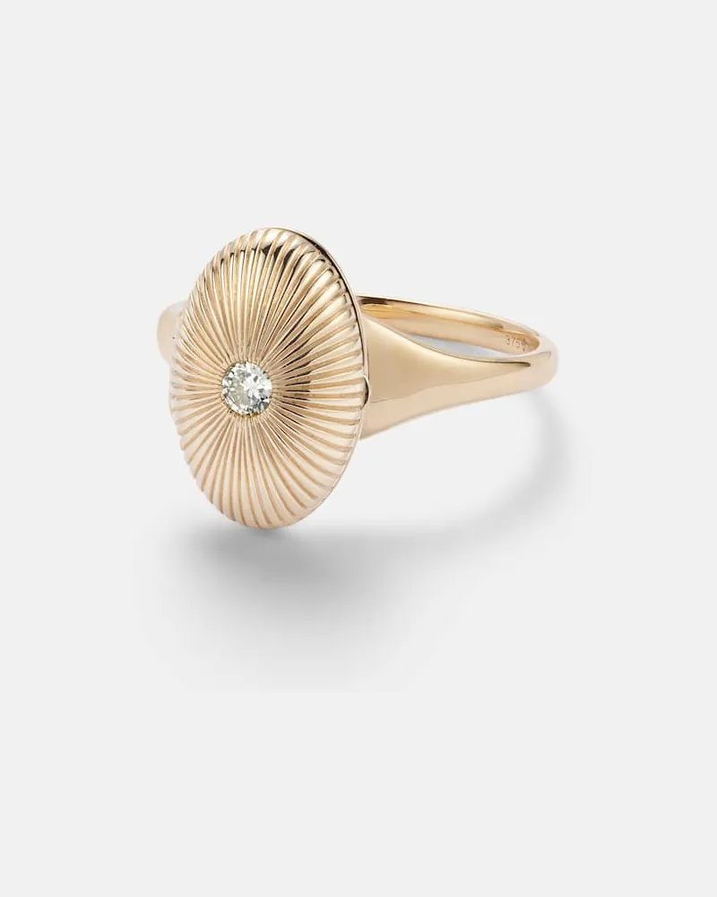 PERSEE Persée Ring aus 9kt Gelbgold mit Diamant Gold