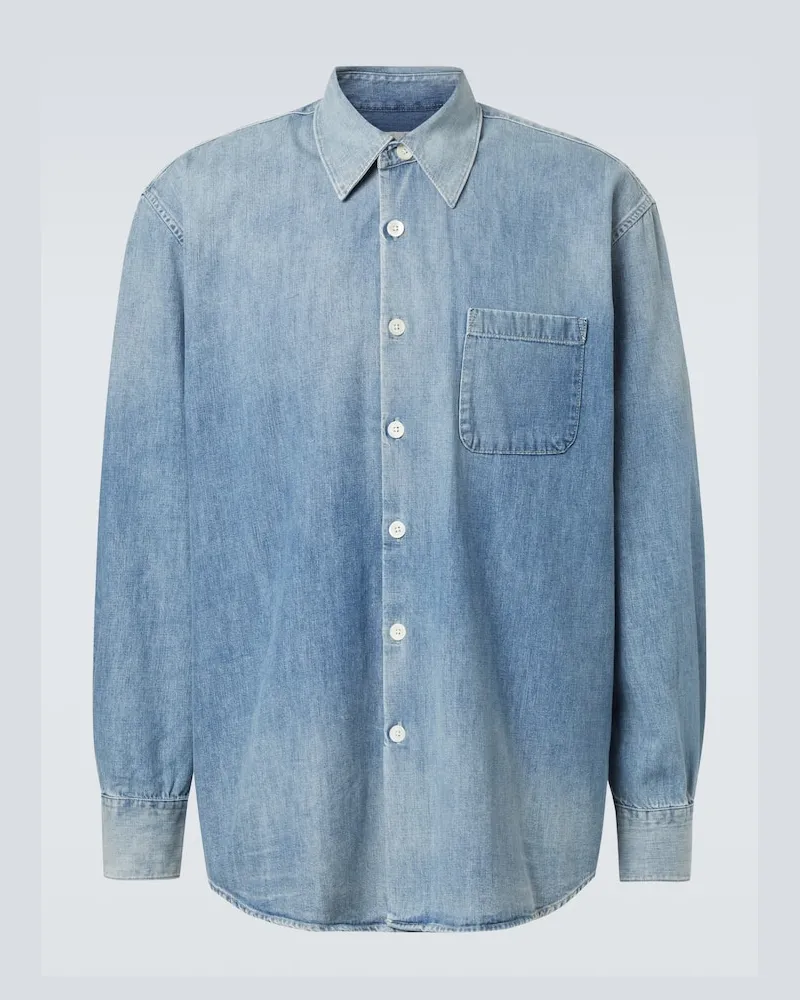 Our Legacy Jeanshemd Above Blau