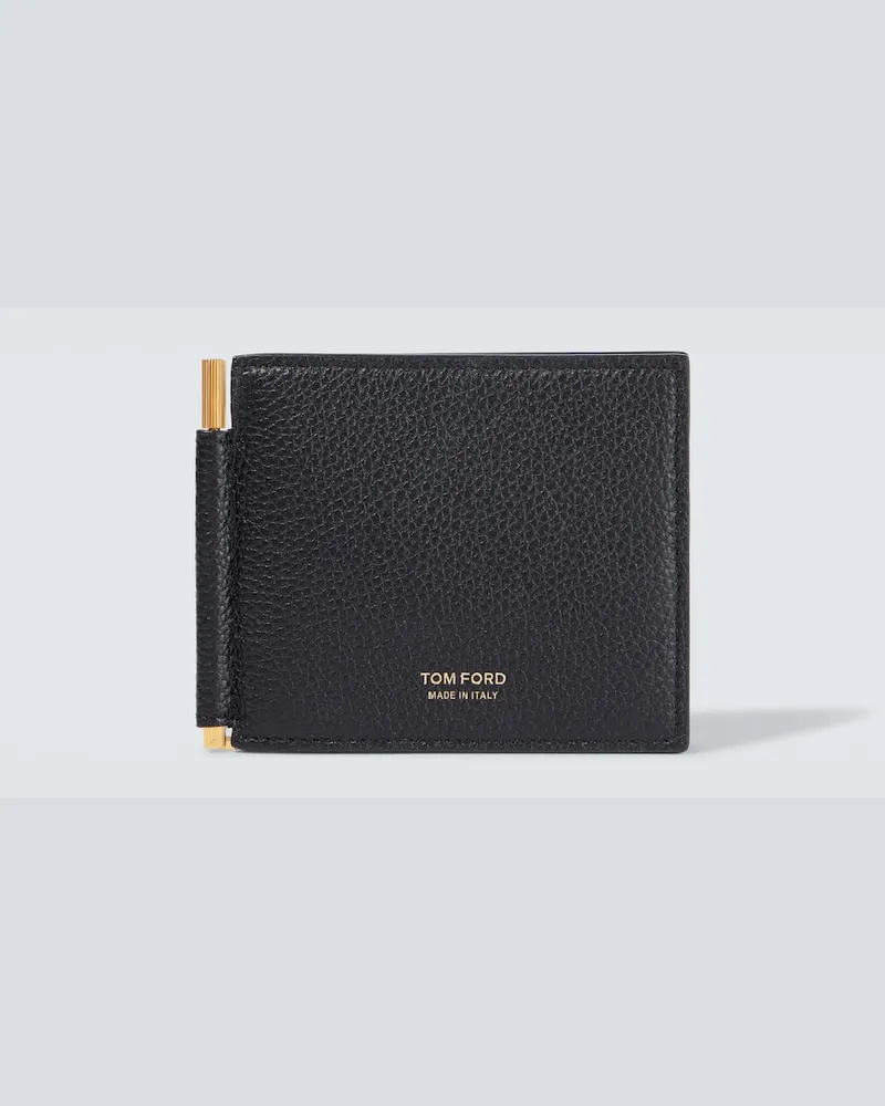 Tom Ford Portemonnaie aus Leder Schwarz