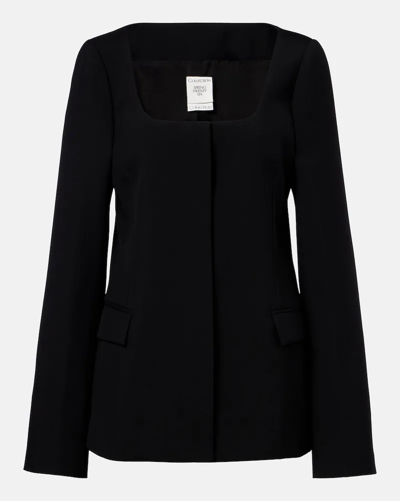 Calvin Klein Jacke Camille aus Wolle Schwarz