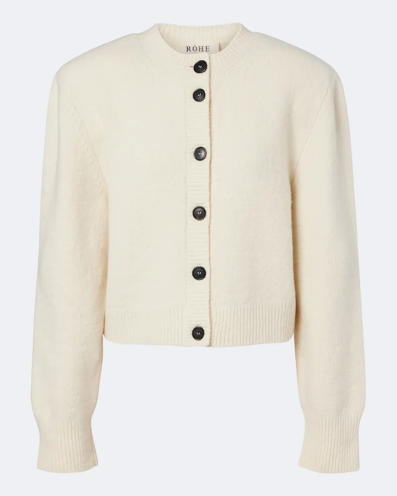 Róhe Róhe Cardigan aus Wolle Beige
