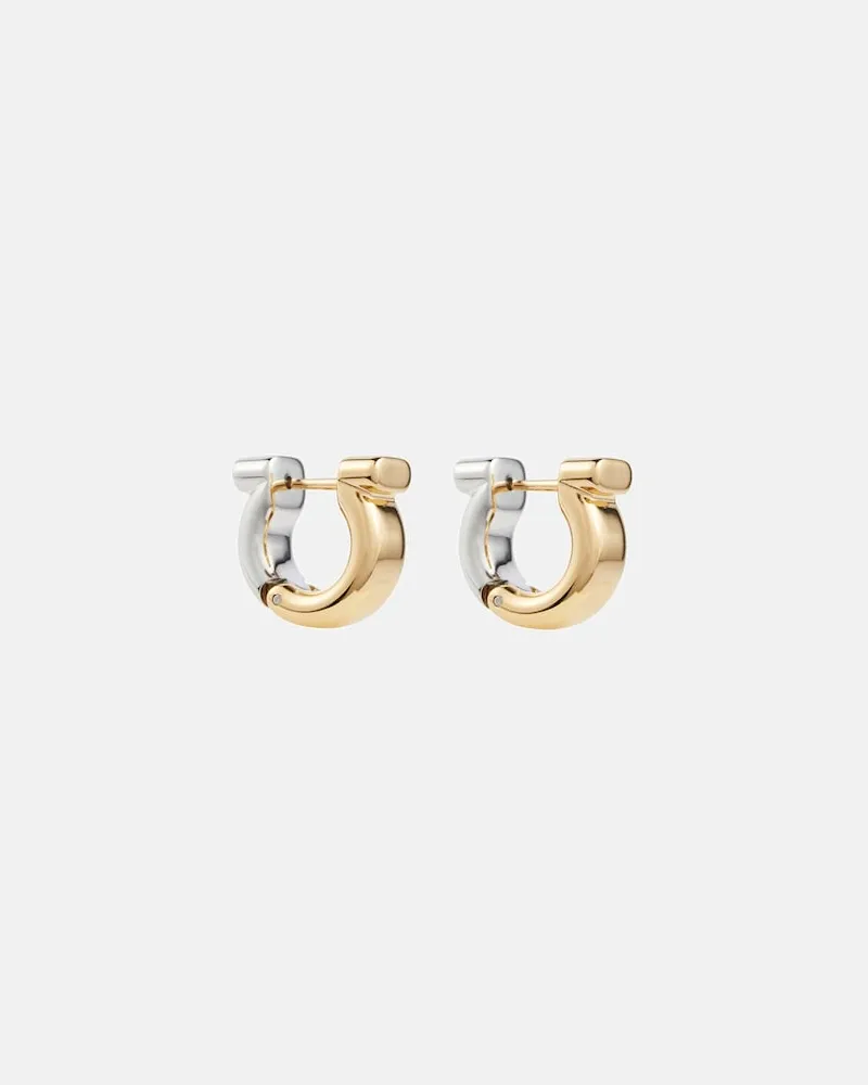 Ferragamo Ohrringe Gancini, vergoldet Gold