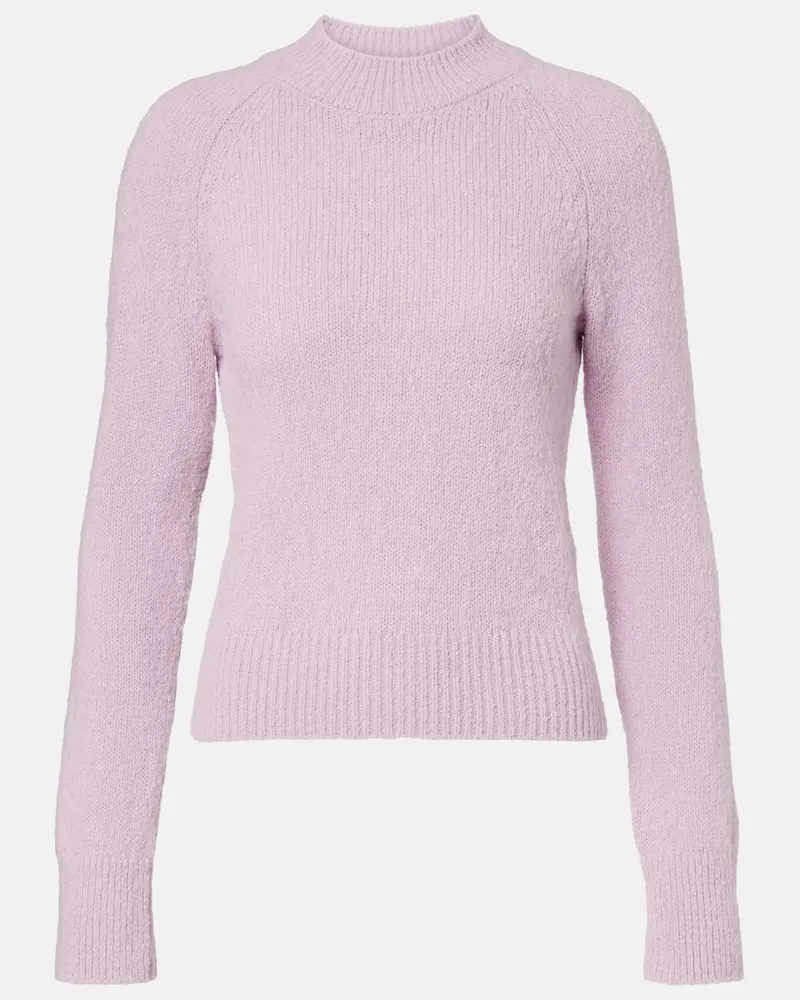 Dries van Noten Pullover aus einem Alpakawollgemisch Violett