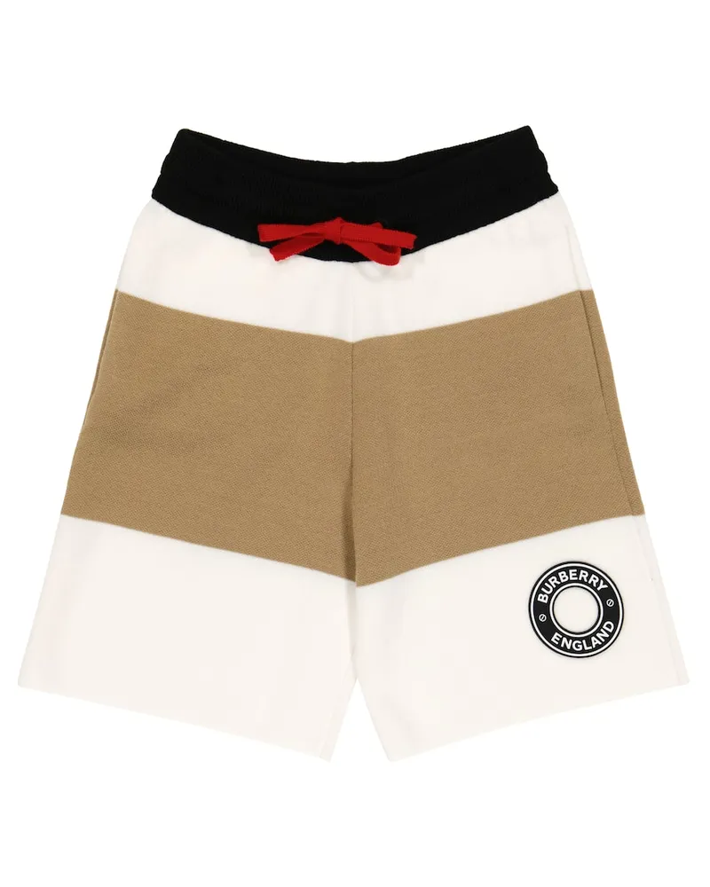 Burberry Shorts aus einem Wollgemisch Beige