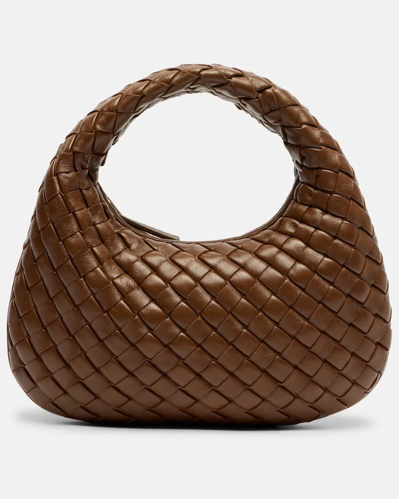 Bottega Veneta Tote Bag Veneta Mini aus Leder Braun
