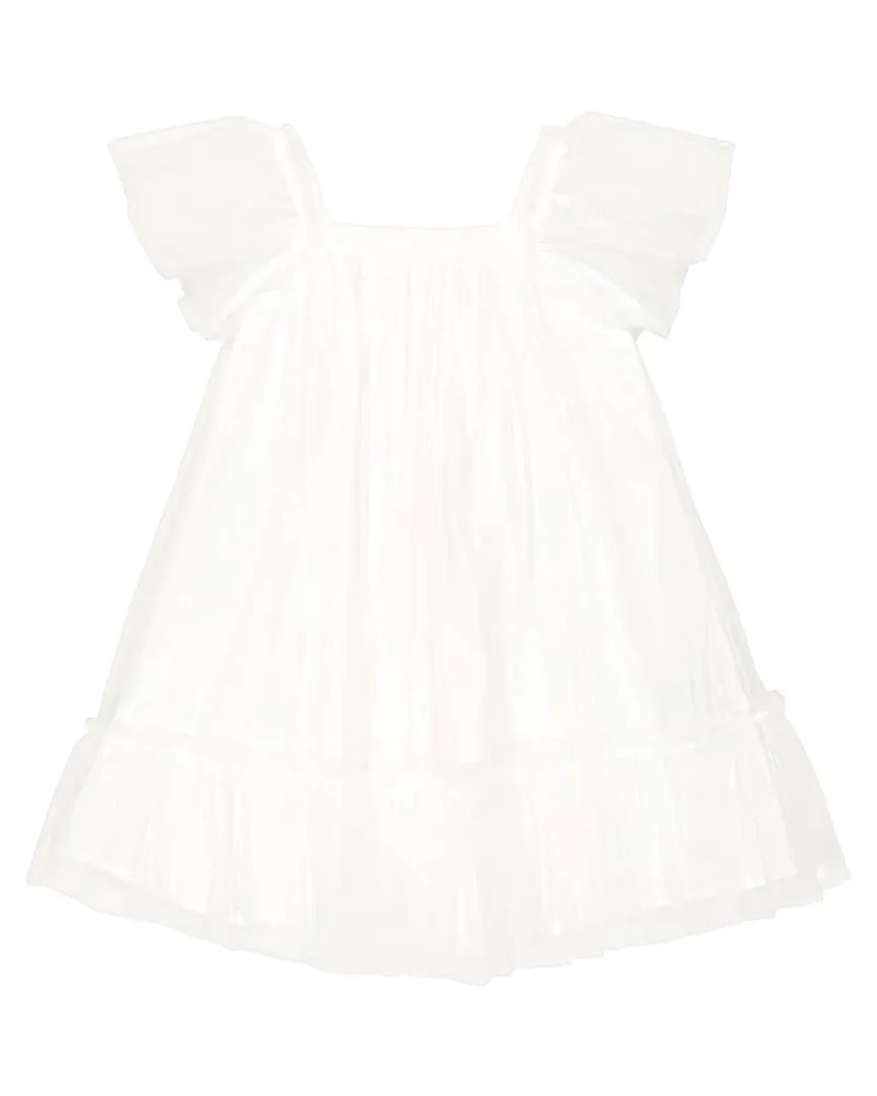 Il Gufo Minikleid Weiß