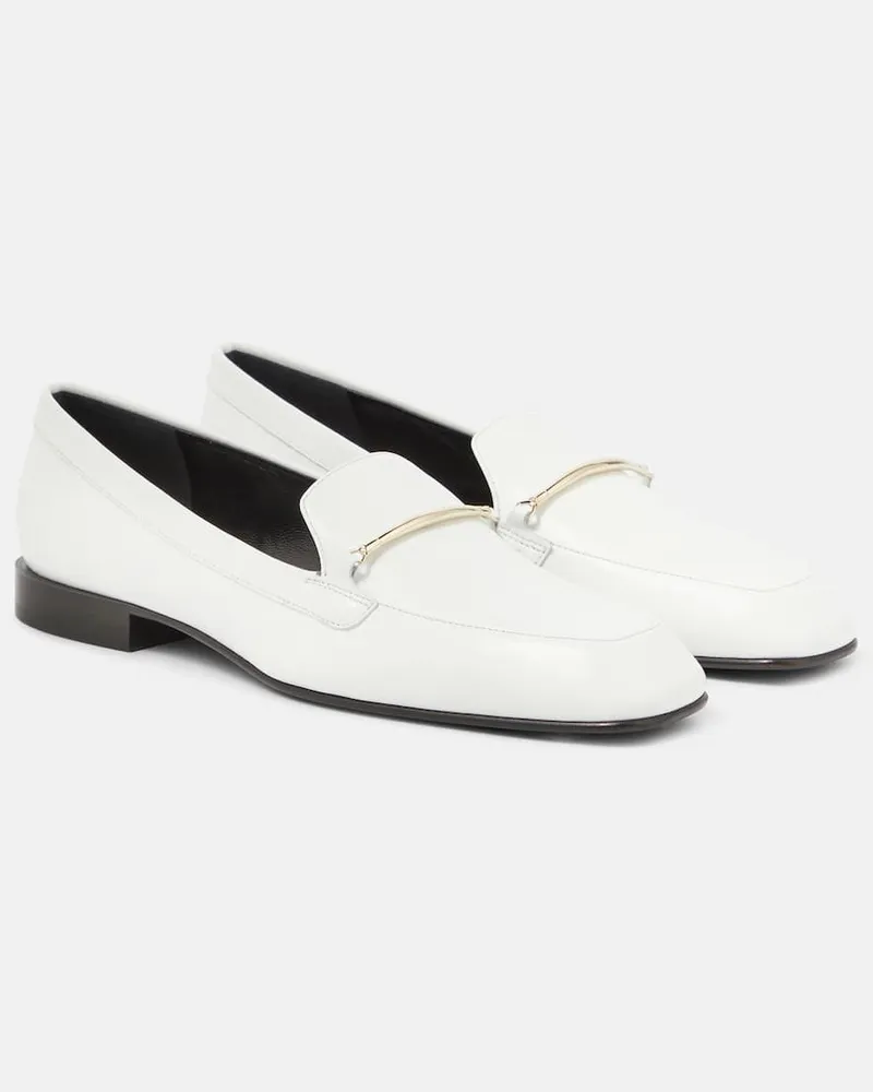 Victoria Beckham Loafers aus Leder Weiß