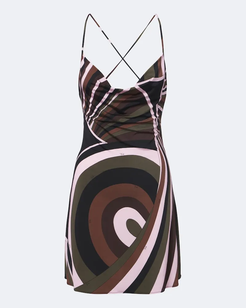 Emilio Pucci Minikleid Iride aus Jersey Multicolor