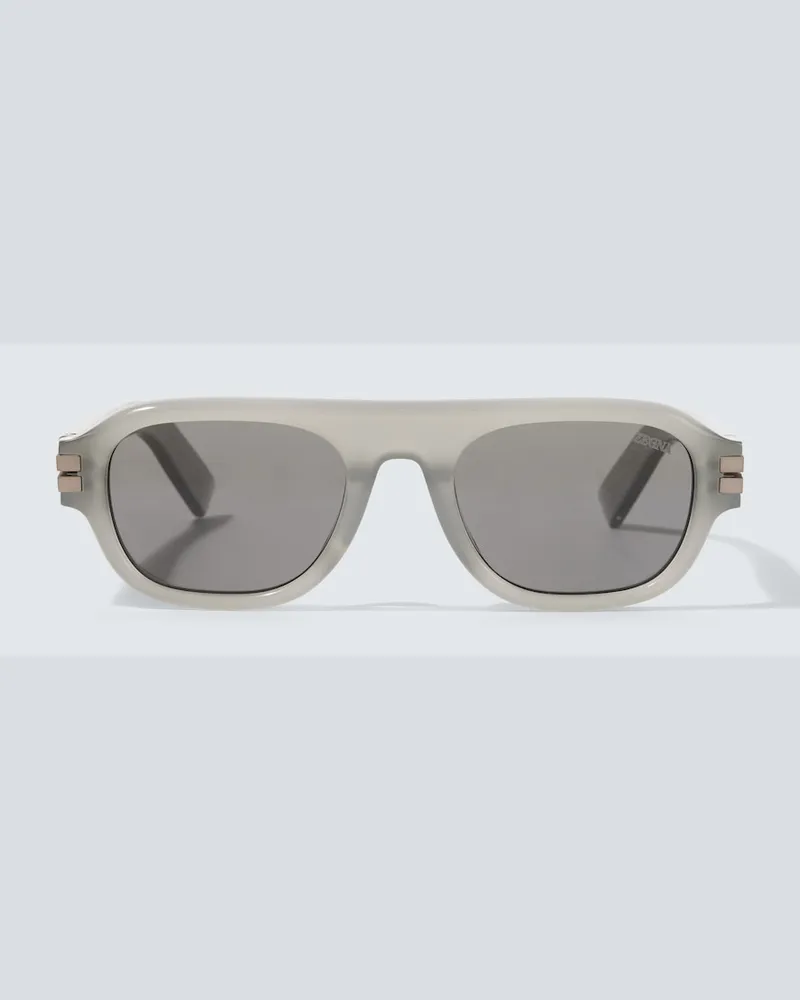 Ermenegildo Zegna Sonnenbrille Grau