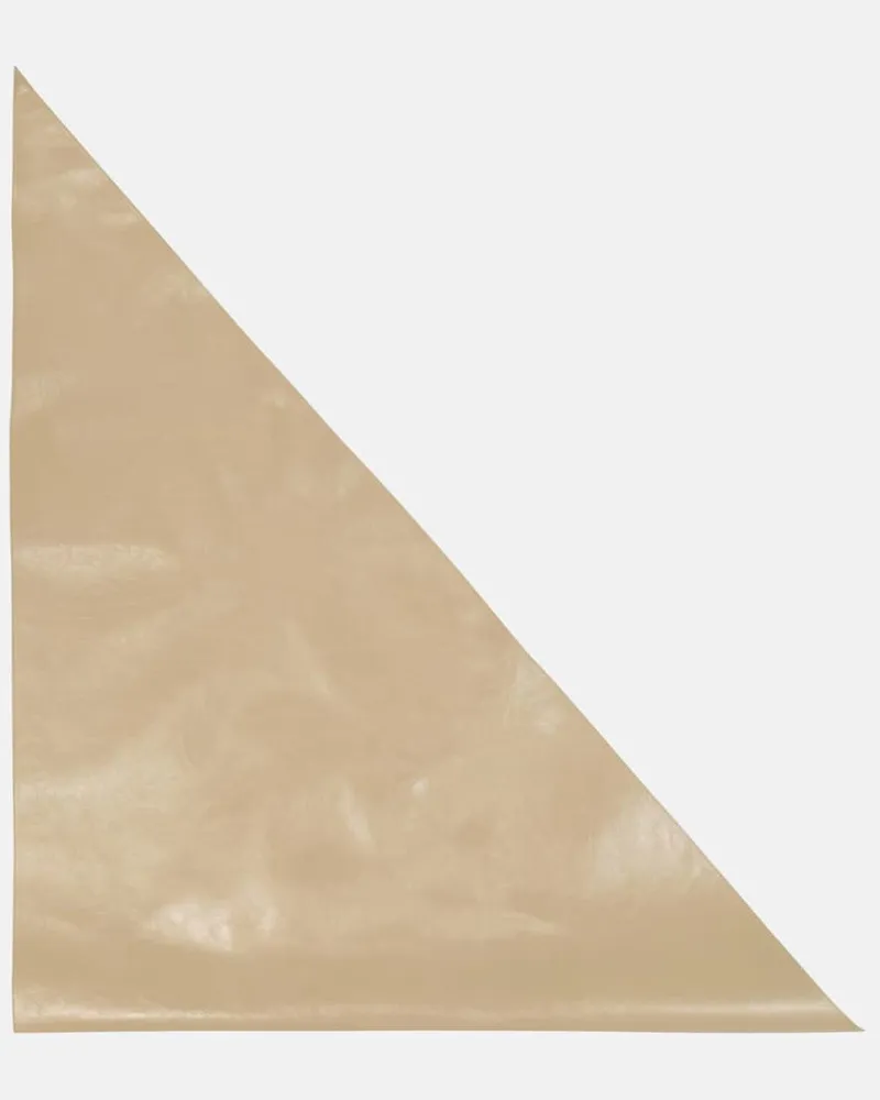 The Row Schal aus Leder Beige