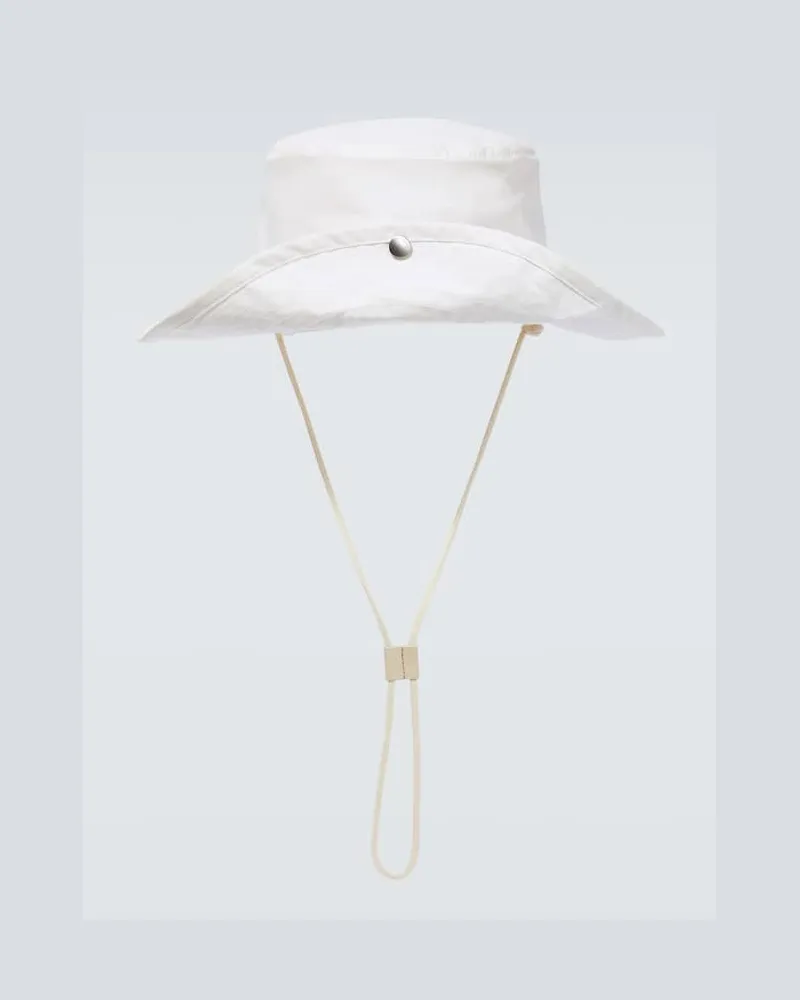 Jil Sander Hut aus Baumwolle Weiß