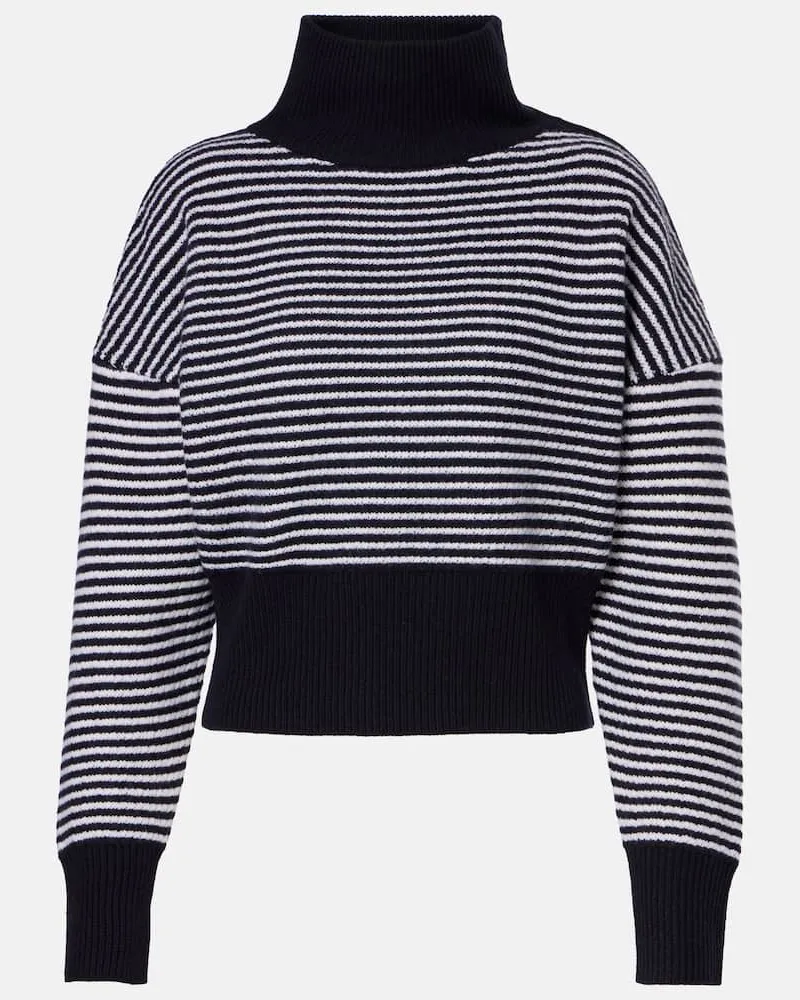 Max Mara Rollkragenpullover Bessica aus Wolle und Kaschmir Grau