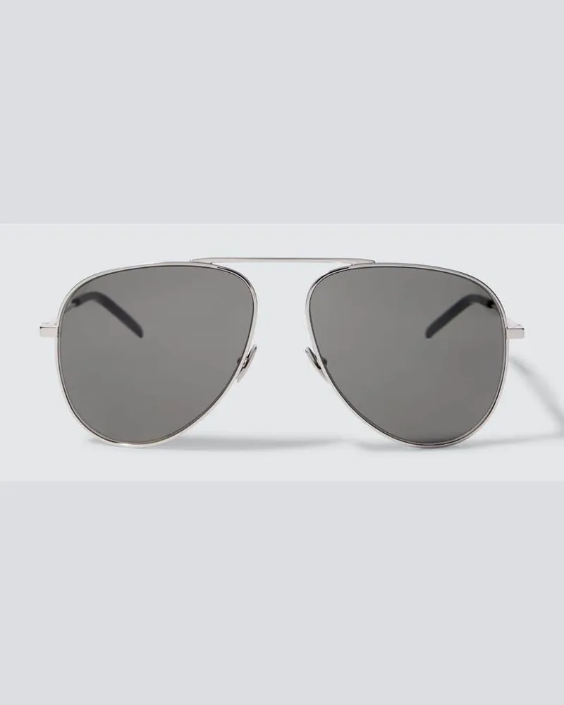Saint Laurent Aviator-Sonnenbrille SL 800 Schwarz