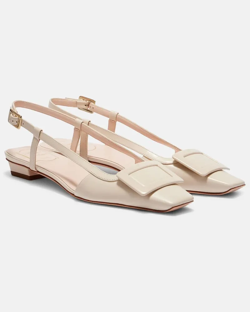 Roger Vivier Ballerinas Belle Vivier 25 aus Leder Beige