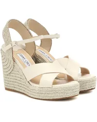 Jimmy Choo Wedge-Sandalen Dellena 100 Nude