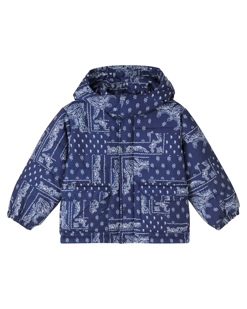 The New Society Wattierte Jacke Luis Blau