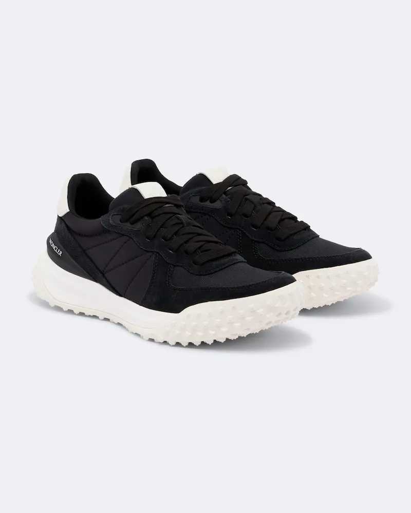 Moncler Sneakers CityTrek mit Veloursleder Schwarz