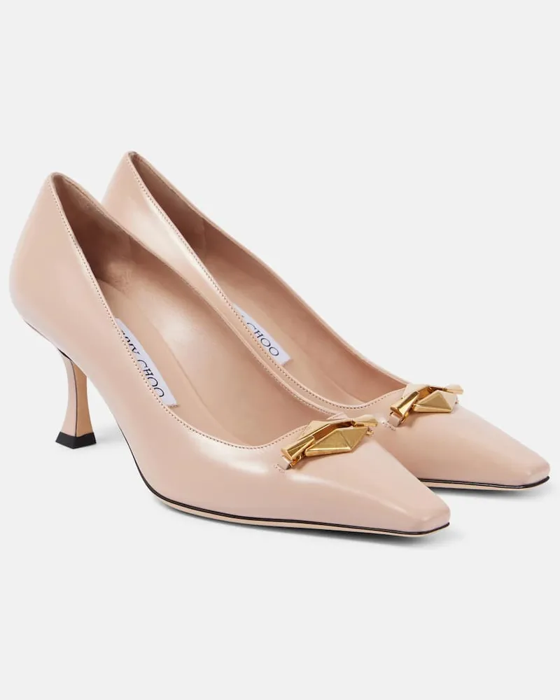 Jimmy Choo Pumps Ryker 70 aus Leder Rosa
