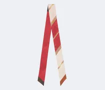 Schal GG Horsebit aus Seiden-Twill