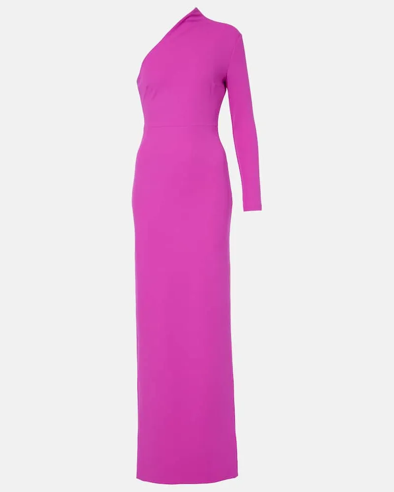Solace London One-Shoulder-Robe Joana Pink