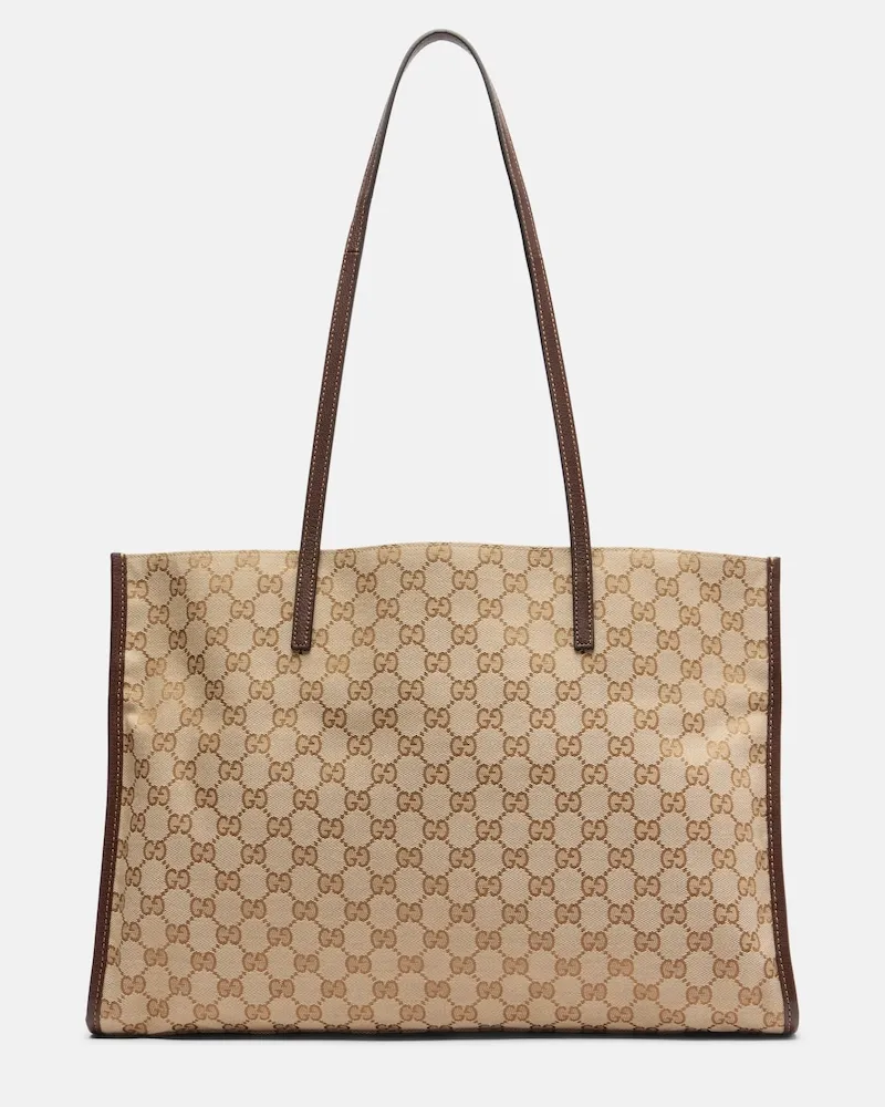 Gucci Shopper GG aus Canvas Beige