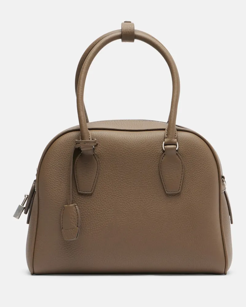 The Row Tote Bag India 10.00 aus Leder Grau