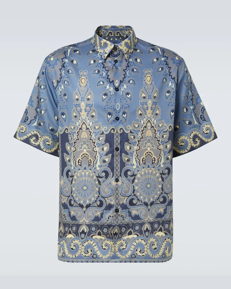 Etro Hemd aus Baumwoll-Musselin Multicolor