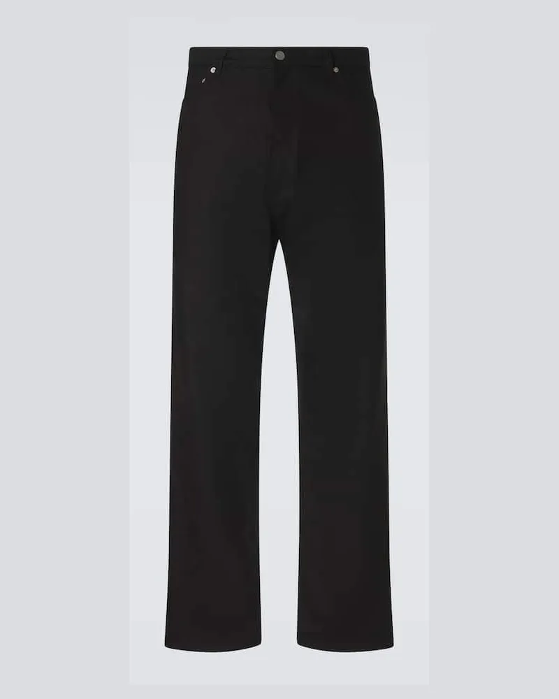 Studio Nicholson Wide-Leg Jeans Marylebone Schwarz