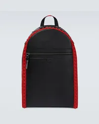 Christian Louboutin Rucksack Backparis mit Leder Schwarz