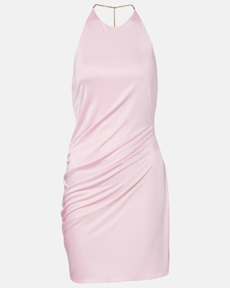 Versace Minikleid aus Jersey Rosa