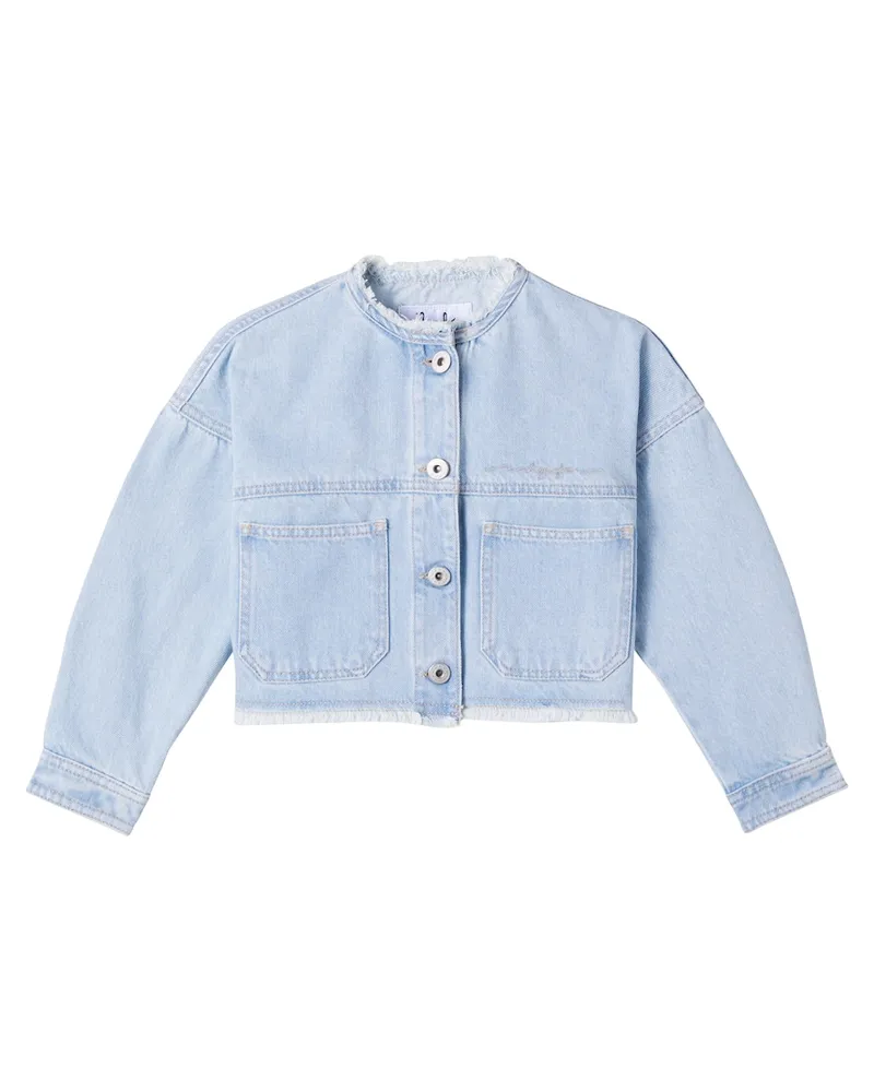 Il Gufo Jeansjacke Blau