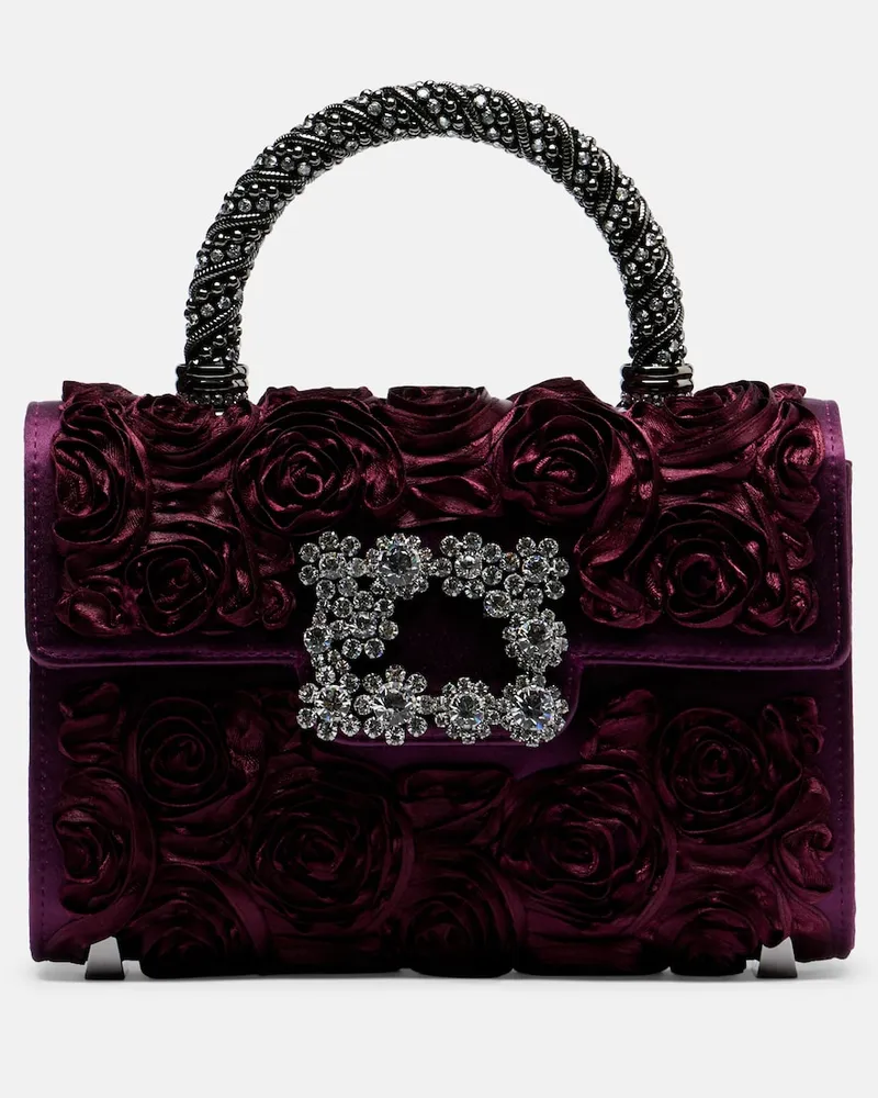 Roger Vivier Tote Jewel EfFlorence Mini Violett