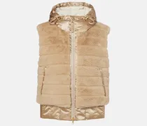 Daunenweste Yumi aus Faux Fur