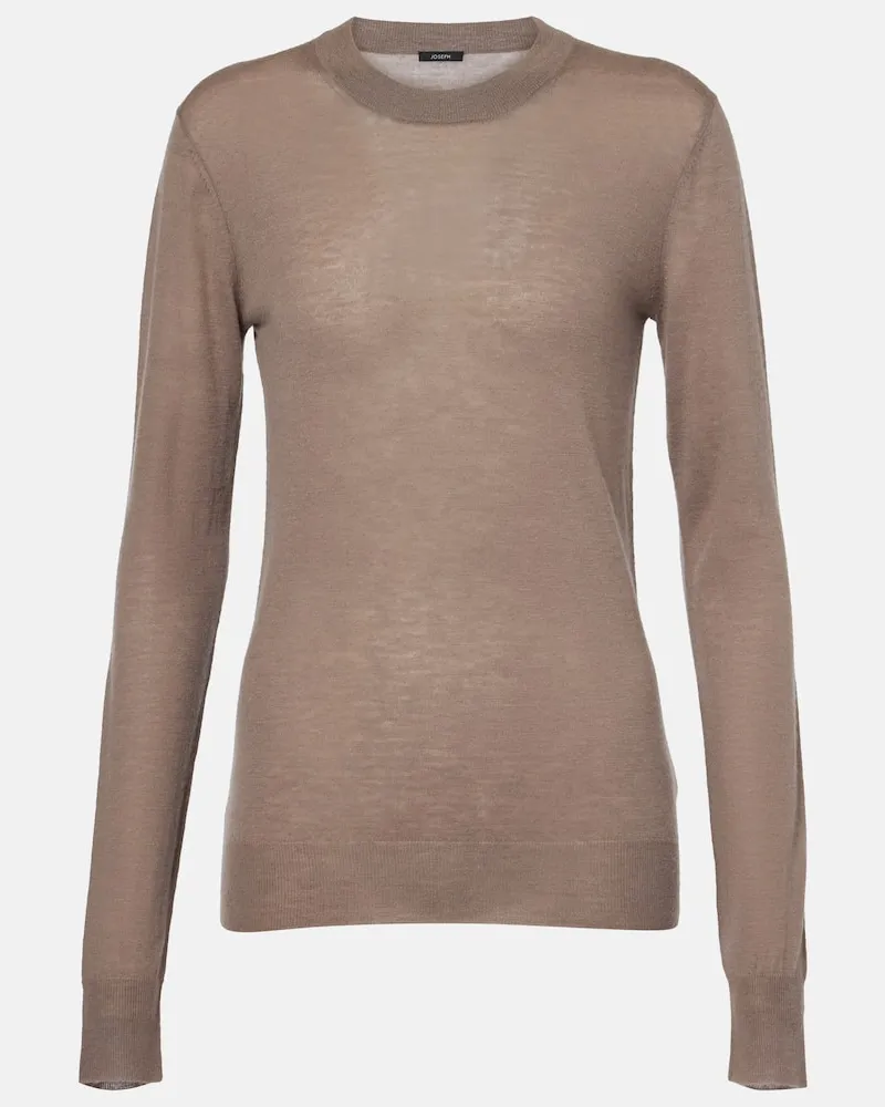 Joseph Pullover Cashair aus Kaschmir Beige