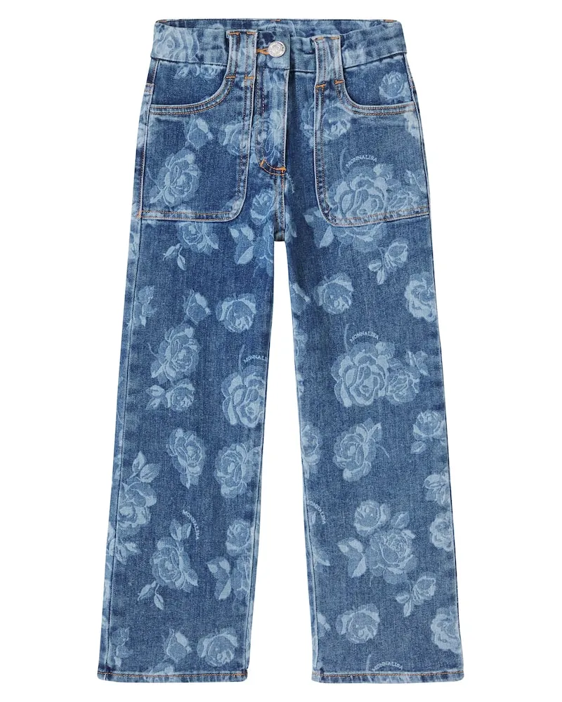 Monnalisa Straight Jeans Blau