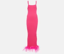 Kleid mit Federn