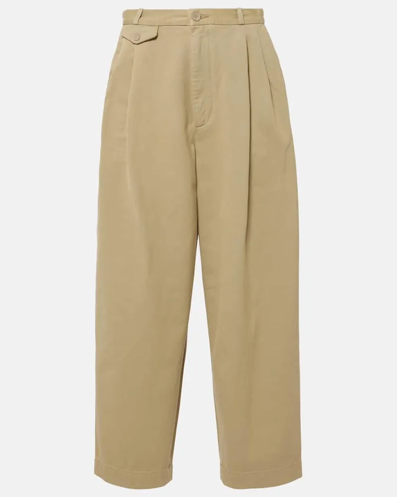 AGOLDE Weite Chinohose Becker aus Baumwoll-Twill Grün
