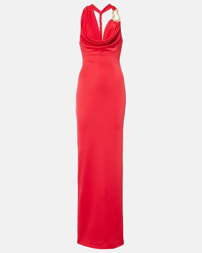 Rebecca Vallance Robe Carmine Rot