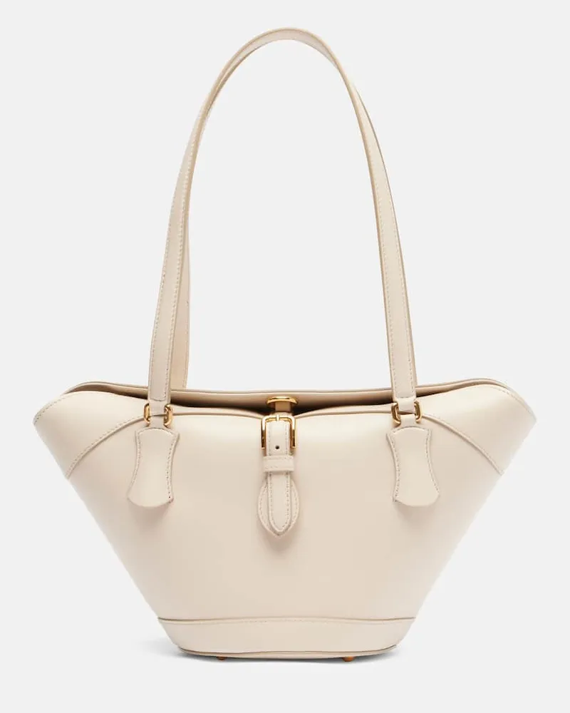 Dolce & Gabbana Tote Bag Capri Medium aus Leder Beige