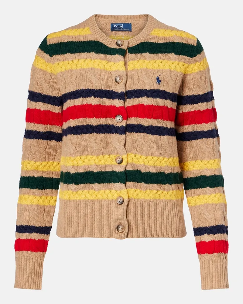 Ralph Lauren Cardigan aus Wolle und Kaschmir Multicolor