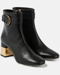 Chloé Chloe Ankle Boots Alize aus Leder Schwarz