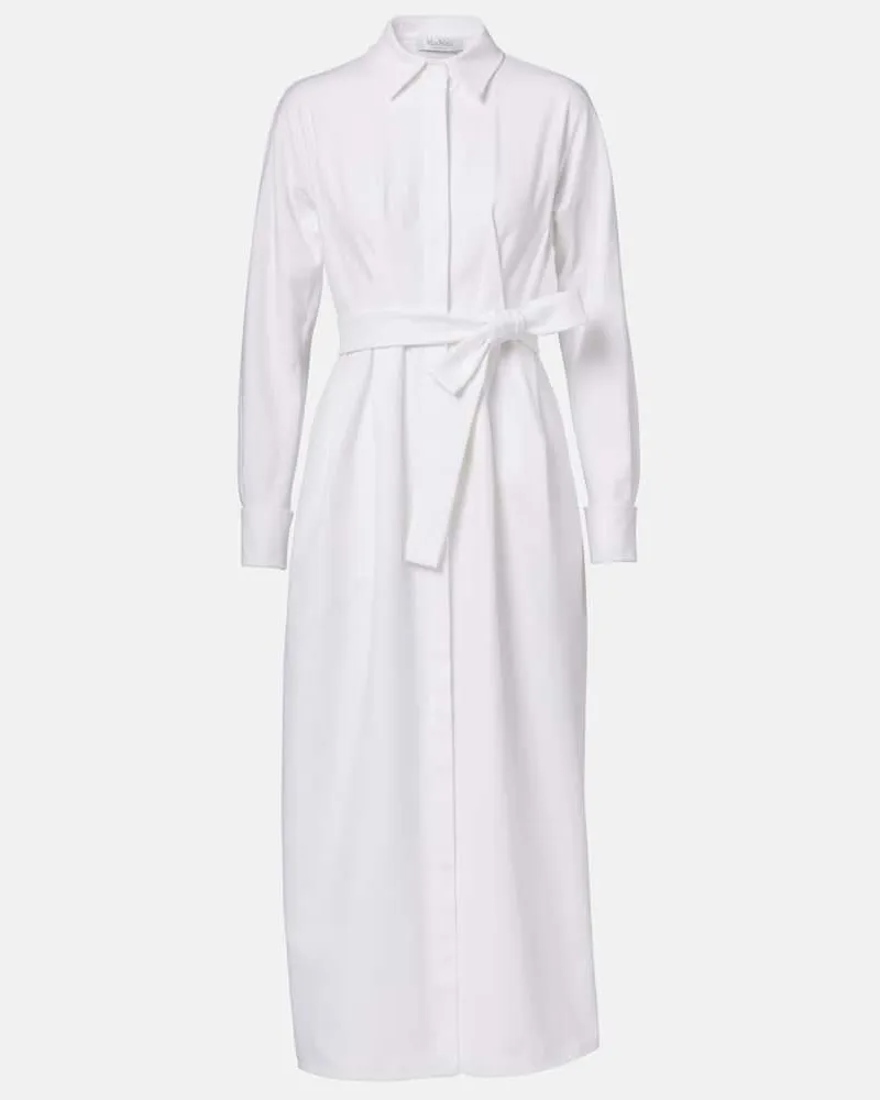 Max Mara Hemdblusenkleid Arezzo Weiß