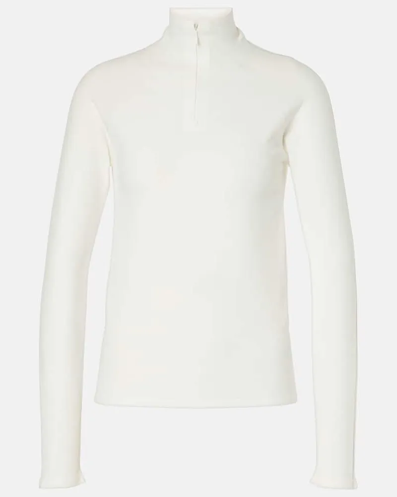 The Row Top Patti aus Jersey Weiß
